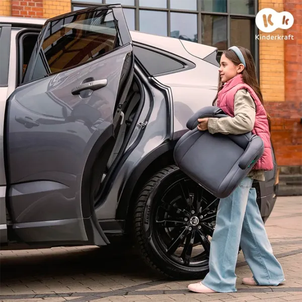 Scaun auto KinderKraft I-Spark i-Size 3 ani - 12 ani/ 36 kg/ Gray photo 7