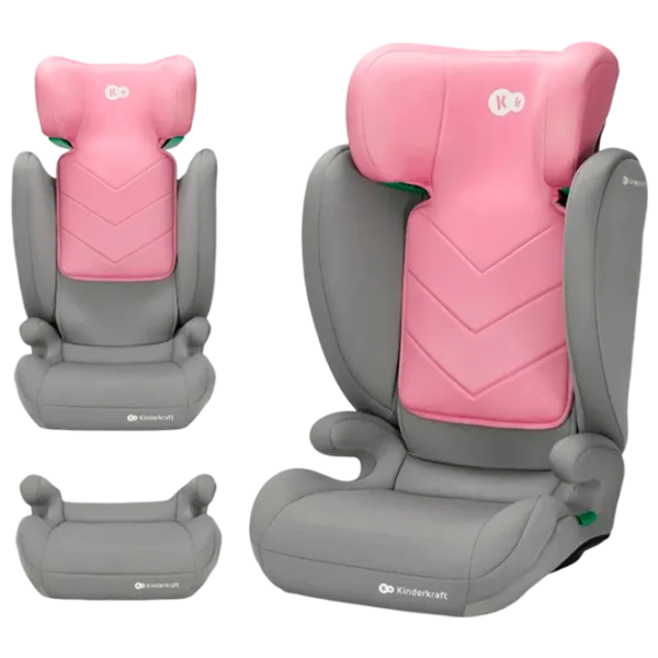 Scaun auto KinderKraft I-Spark i-Size 3 ani - 12 ani/ 36 kg/ Pink photo 3