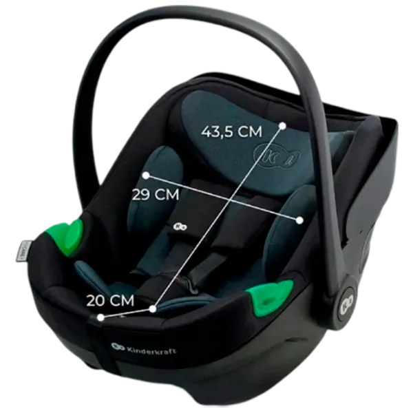 Scaun auto KinderKraft I-Care i-Size  0 luni - 1 an / 13 kg / Gray photo 5