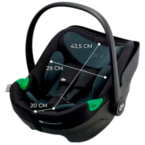 Scaun auto KinderKraft I-Care i-Size  0 luni - 1 an / 13 kg / Gray photo 5