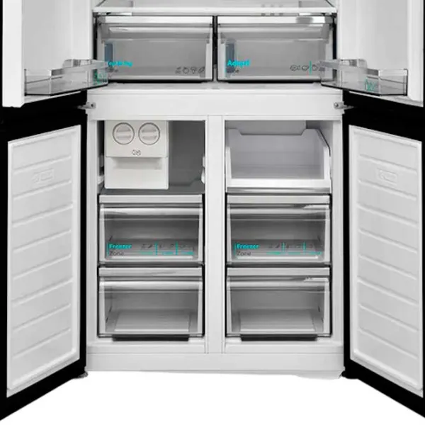 Frigider SHARP SJ-NFA25IHDAE-EU Side by Side 488 l / 179 cm / Black photo 3