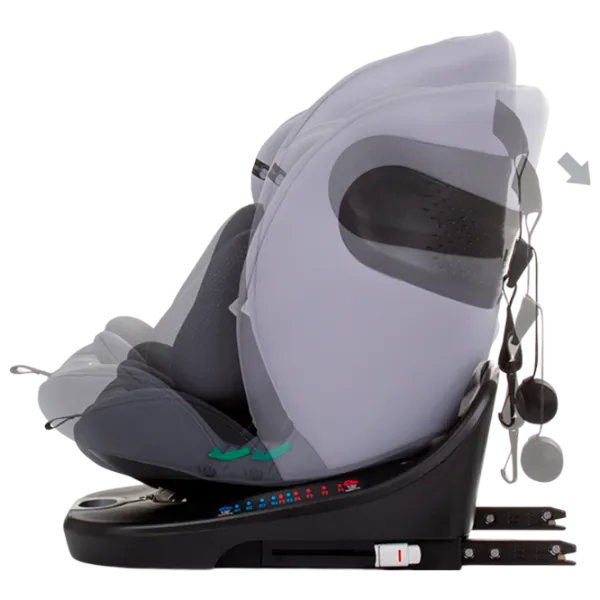 Детское автокресло Chipolino Motion 360 I-size  0 месяцев - 12 лет / 36 кг / Серый photo 4 Детское автокресло Chipolino Motion 360 I-size  0 месяцев - 12 лет / 36 кг / Серый photo 4