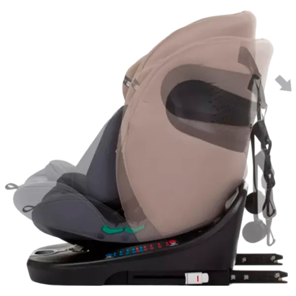 Детское автокресло Chipolino Motion 360 I-size  0 месяцев - 12 лет / 36 кг / Бежевый photo 5 Детское автокресло Chipolino Motion 360 I-size  0 месяцев - 12 лет / 36 кг / Бежевый photo 5