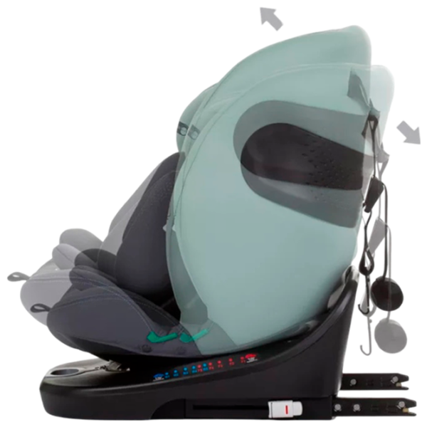 Scaun auto Chipolino Motion 360 I-size  0 luni - 12 ani / 36 kg / Green photo 5 Scaun auto Chipolino Motion 360 I-size  0 luni - 12 ani / 36 kg / Green photo 5