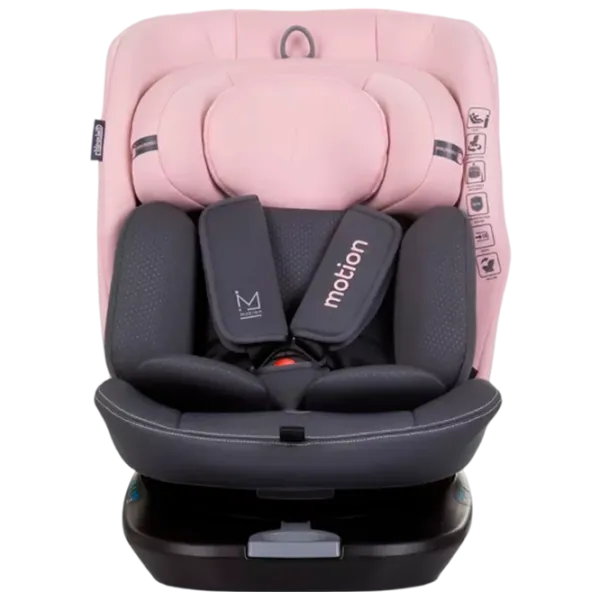 Детское автокресло Chipolino Motion 360 I-size  0 месяцев - 12 лет / 36 кг / Розовый photo 2 Детское автокресло Chipolino Motion 360 I-size  0 месяцев - 12 лет / 36 кг / Розовый photo 2