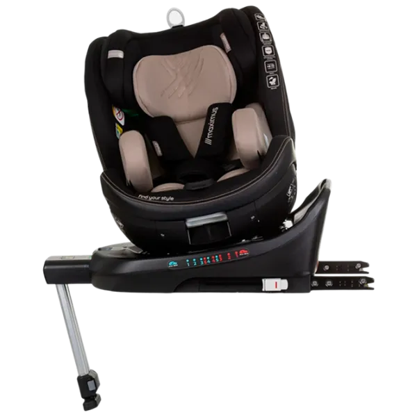 Детское автокресло Chipolino Maximus 360 I-size  0 месяцев - 12 лет / 36 кг / Бежевый photo 5