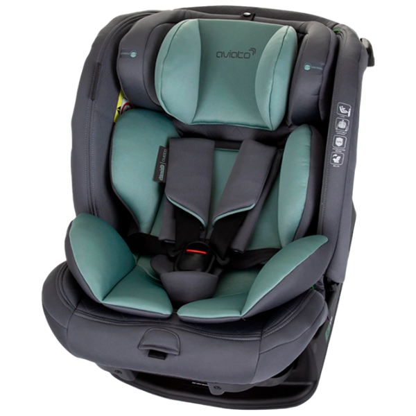 Scaun auto Chipolino Aviato I-size  0 luni - 12 ani / 36 kg / Green photo 6 Scaun auto Chipolino Aviato I-size  0 luni - 12 ani / 36 kg / Green photo 6