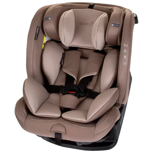 Детское автокресло Chipolino Aviato I-size  0 месяцев - 12 лет / 36 кг / Бежевый photo 5