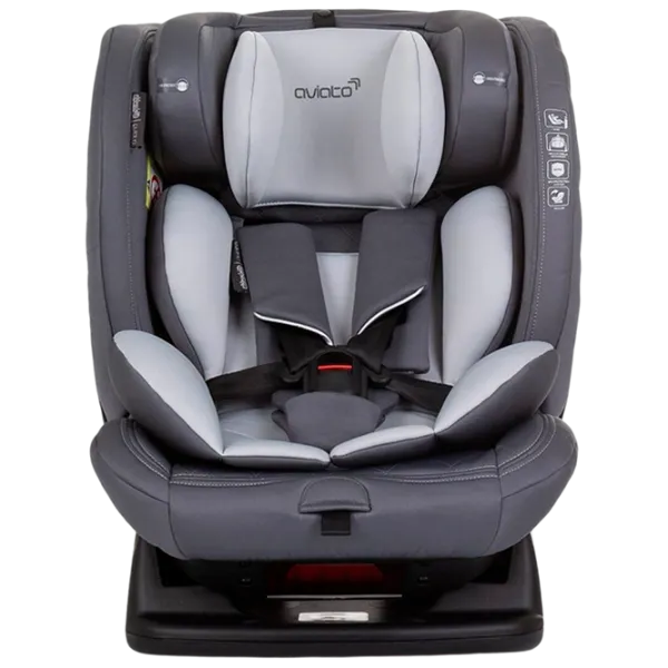 Scaun auto Chipolino Aviato I-size  0 luni - 12 ani / 36 kg / Gray photo 2 Scaun auto Chipolino Aviato I-size  0 luni - 12 ani / 36 kg / Gray photo 2