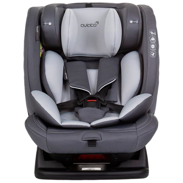 Scaun auto Chipolino Aviato I-size  0 luni - 12 ani / 36 kg / Gray photo 2 Scaun auto Chipolino Aviato I-size  0 luni - 12 ani / 36 kg / Gray photo 2