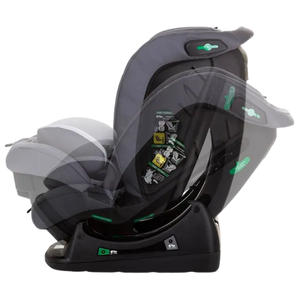 Scaun auto Chipolino Aviato I-size  0 luni - 12 ani / 36 kg / Gray photo 5 Scaun auto Chipolino Aviato I-size  0 luni - 12 ani / 36 kg / Gray photo 5