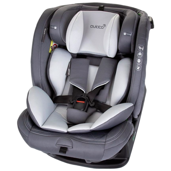 Scaun auto Chipolino Aviato I-size  0 luni - 12 ani / 36 kg / Gray photo 6 Scaun auto Chipolino Aviato I-size  0 luni - 12 ani / 36 kg / Gray photo 6