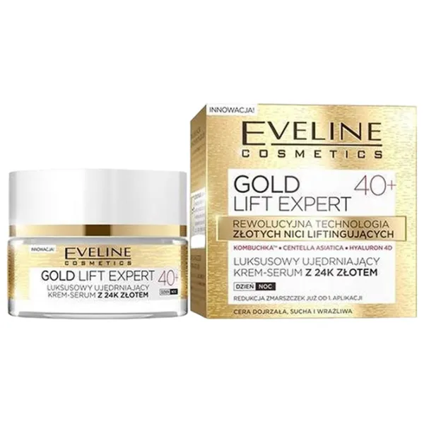 Крем для лица Eveline Cosmetics Gold Lift Expert Все типы/ 50 мл photo 1 Крем для лица Eveline Cosmetics Gold Lift Expert Все типы/ 50 мл photo 1