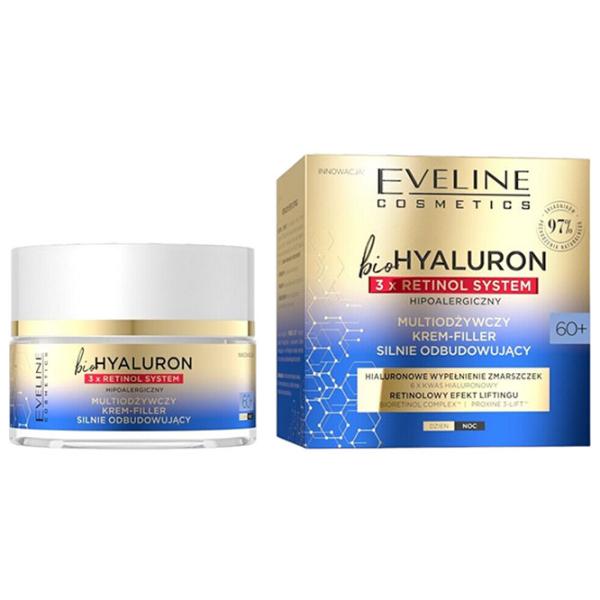 Крем для лица Eveline Cosmetics Bio Hyaluron+Retinol Все типы/ 50 мл photo 1 Крем для лица Eveline Cosmetics Bio Hyaluron+Retinol Все типы/ 50 мл photo 1