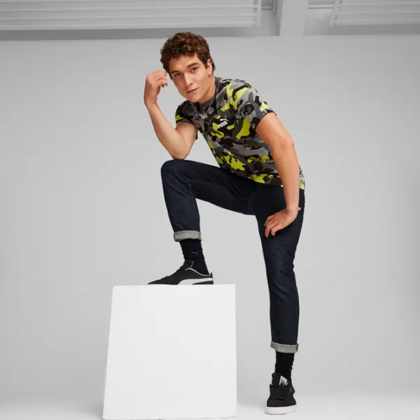 Tricou pentru bărbați Puma Ess+ Camo Aop Tee 100% bumbac/ Gray photo 5
