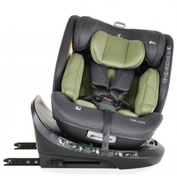 Scaun auto Cangaroo Draco I-Size  0 luni - 12 ani / 36 kg / Green photo 3