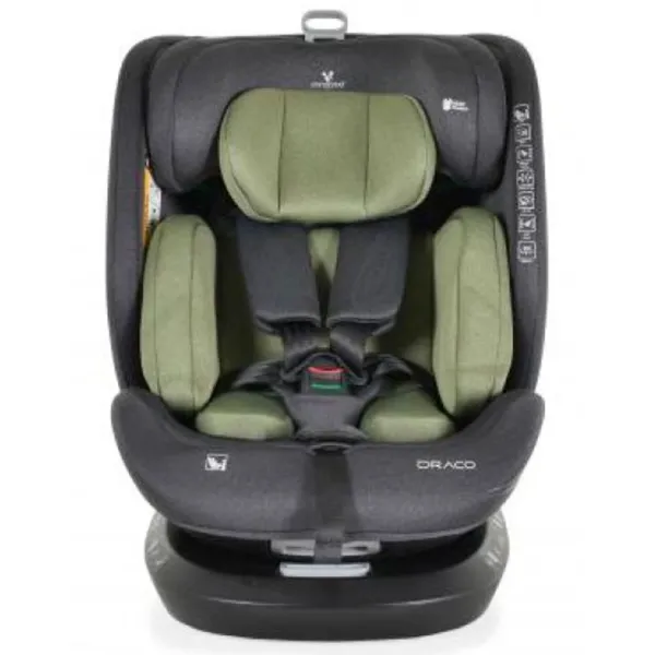 Scaun auto Cangaroo Draco I-Size  0 luni - 12 ani / 36 kg / Green photo 6
