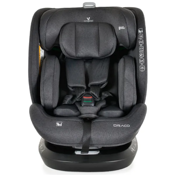 Детское автокресло Cangaroo Draco I-Size  0 месяцев - 12 лет / 36 кг / Черный photo 4