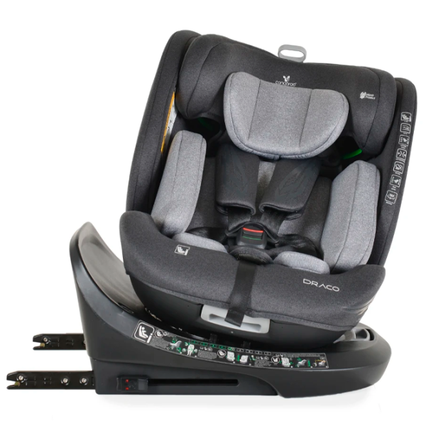 Scaun auto Cangaroo Draco I-Size  0 luni - 12 ani / 36 kg / Gray photo 4