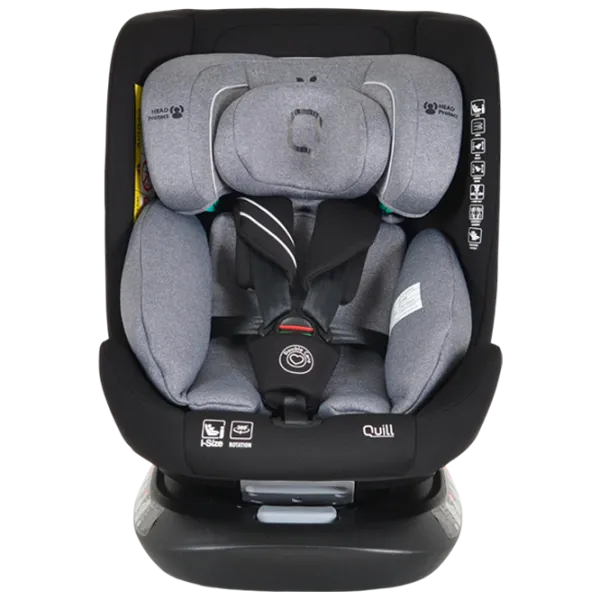 Scaun auto Cangaroo Quill I-Size  0 luni - 12 ani / 36 kg / Gray photo 5