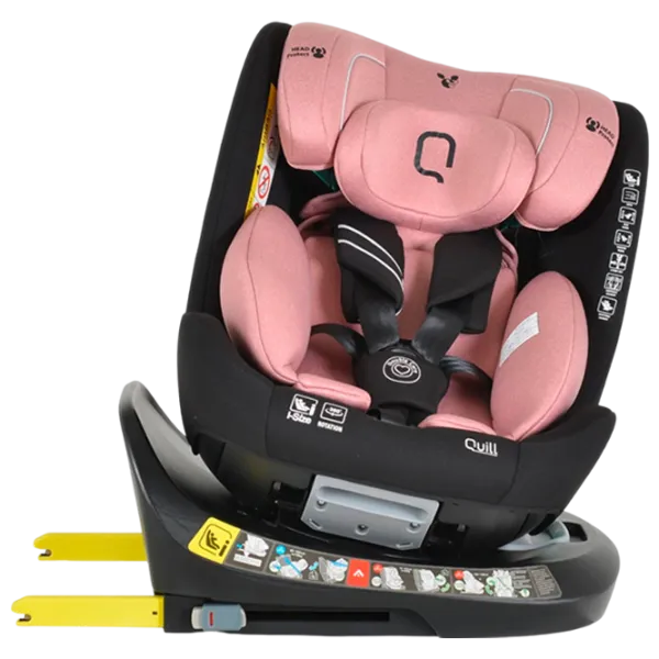 Детское автокресло Cangaroo Quill I-Size  0 месяцев - 12 лет / 36 кг / Розовый photo 4 Детское автокресло Cangaroo Quill I-Size  0 месяцев - 12 лет / 36 кг / Розовый photo 4