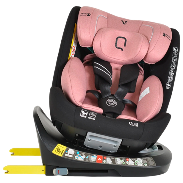 Детское автокресло Cangaroo Quill I-Size  0 месяцев - 12 лет / 36 кг / Розовый photo 4 Детское автокресло Cangaroo Quill I-Size  0 месяцев - 12 лет / 36 кг / Розовый photo 4