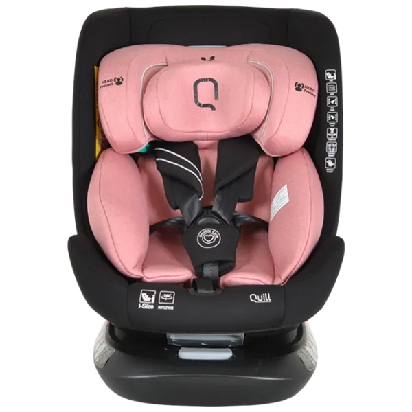 Детское автокресло Cangaroo Quill I-Size  0 месяцев - 12 лет / 36 кг / Розовый photo 6 Детское автокресло Cangaroo Quill I-Size  0 месяцев - 12 лет / 36 кг / Розовый photo 6