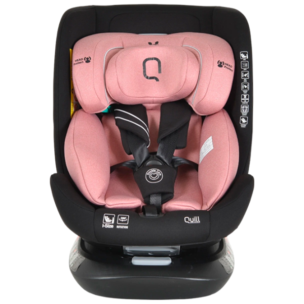 Детское автокресло Cangaroo Quill I-Size  0 месяцев - 12 лет / 36 кг / Розовый photo 6 Детское автокресло Cangaroo Quill I-Size  0 месяцев - 12 лет / 36 кг / Розовый photo 6