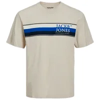 Tricou pentru bărbați Jack & Jones JORCODYY TEE SS CREW NECK 100% bumbac/ Beige