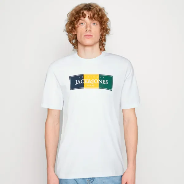 Tricou pentru bărbați Jack & Jones JORCODYY TEE SS CREW NECK 100% bumbac/ White photo 3
