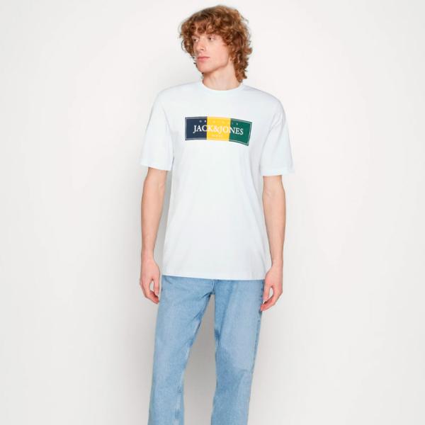 Tricou pentru bărbați Jack & Jones JORCODYY TEE SS CREW NECK 100% bumbac/ White photo 4