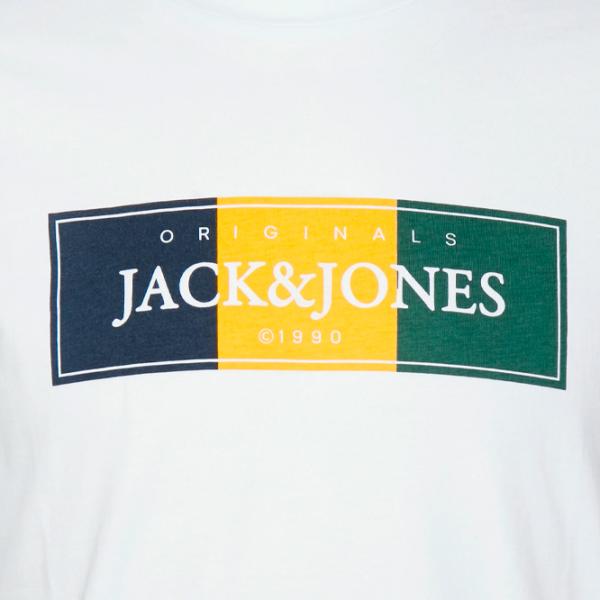 Tricou pentru bărbați Jack & Jones JORCODYY TEE SS CREW NECK 100% bumbac/ White photo 5