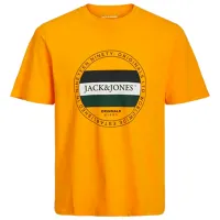 Футболка для мужчин Jack & Jones JORCODYY TEE SS CREW NECK 100% хлопок/ Оранжевый