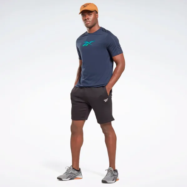 Tricou pentru bărbați Reebok TRAIN SPEEDWICK 35% bumbac/ Navy photo 6