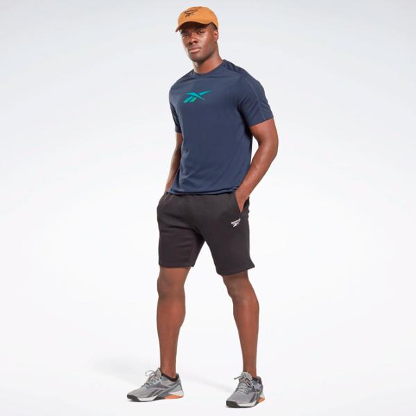 Tricou pentru bărbați Reebok TRAIN SPEEDWICK 35% bumbac/ Navy photo 6