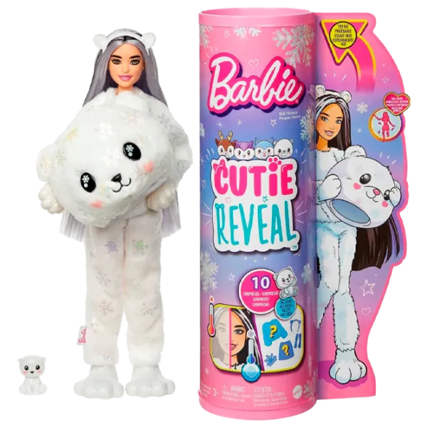 Кукла Barbie Cutie Reveal Polar Bear HJL64 модель/ 3+ photo 1