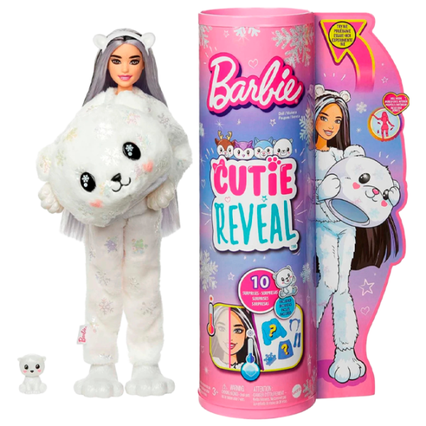 Кукла Barbie Cutie Reveal Polar Bear HJL64 модель/ 3+ photo 1