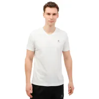 Tricou pentru bărbați Lumberjack M-CT106 BSC V NK T-SH 100% bumbac/ White