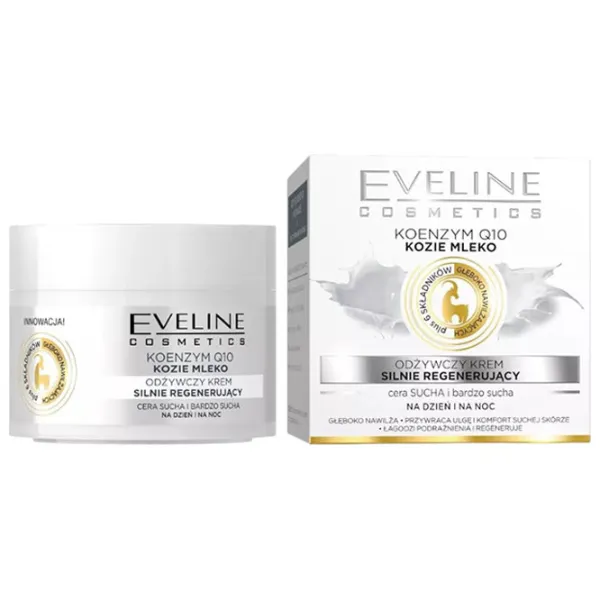 Cremă pentru față Eveline Cosmetics Lapte de capra Toate tipurile/ 50 ml photo 1 Cremă pentru față Eveline Cosmetics Lapte de capra Toate tipurile/ 50 ml photo 1