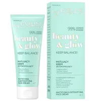 Cremă pentru față Eveline Cosmetics Beauty & Glow Toate tipurile/ 75 ml