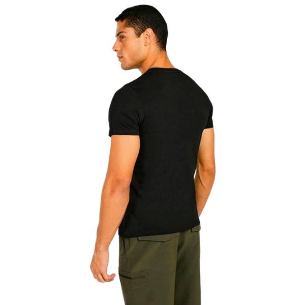 Tricou pentru bărbați Lumberjack M-CT106 BSC V NK T-SH 100% bumbac/ Black photo 2