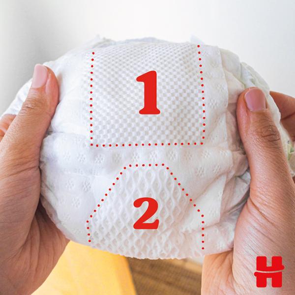 Подгузники для детей Huggies Extra Care JumboPack 2 3 - 6 кг / 58 шт. photo 2