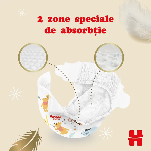 Подгузники для детей Huggies Extra Care JumboPack 2 3 - 6 кг / 58 шт. photo 6