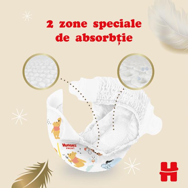 Подгузники для детей Huggies Extra Care JumboPack 2 3 - 6 кг / 58 шт. photo 6