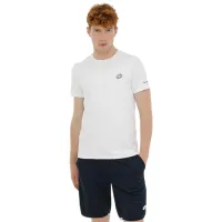 Tricou pentru bărbați Lotto ML PEDRO 11LPM17 3FX 100% poliester/ White