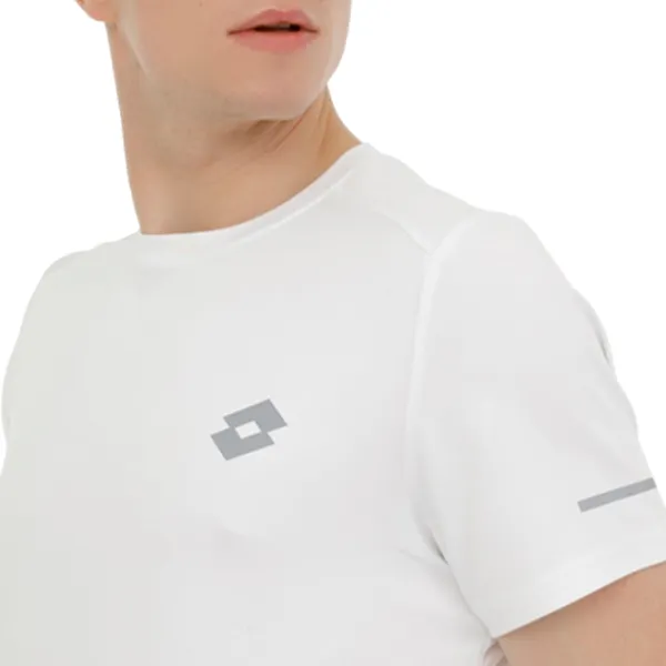 Tricou pentru bărbați Lotto ML PEDRO 11LPM17 3FX 100% poliester/ White photo 3 Tricou pentru bărbați Lotto ML PEDRO 11LPM17 3FX 100% poliester/ White photo 3