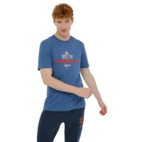 Tricou pentru bărbați Lotto ML MARCES-B 11BLK09 3FX 100% bumbac/ Blue