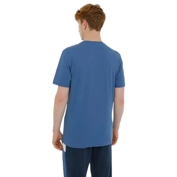 Tricou pentru bărbați Lotto ML MARCES-B 11BLK09 3FX 100% bumbac/ Blue photo 2