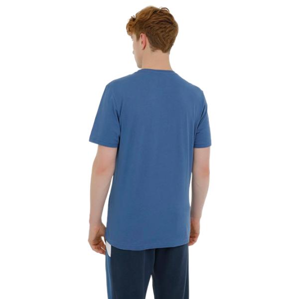 Tricou pentru bărbați Lotto ML MARCES-B 11BLK09 3FX 100% bumbac/ Blue photo 2