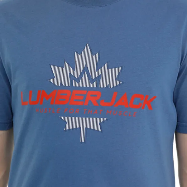 Tricou pentru bărbați Lotto ML MARCES-B 11BLK09 3FX 100% bumbac/ Blue photo 3